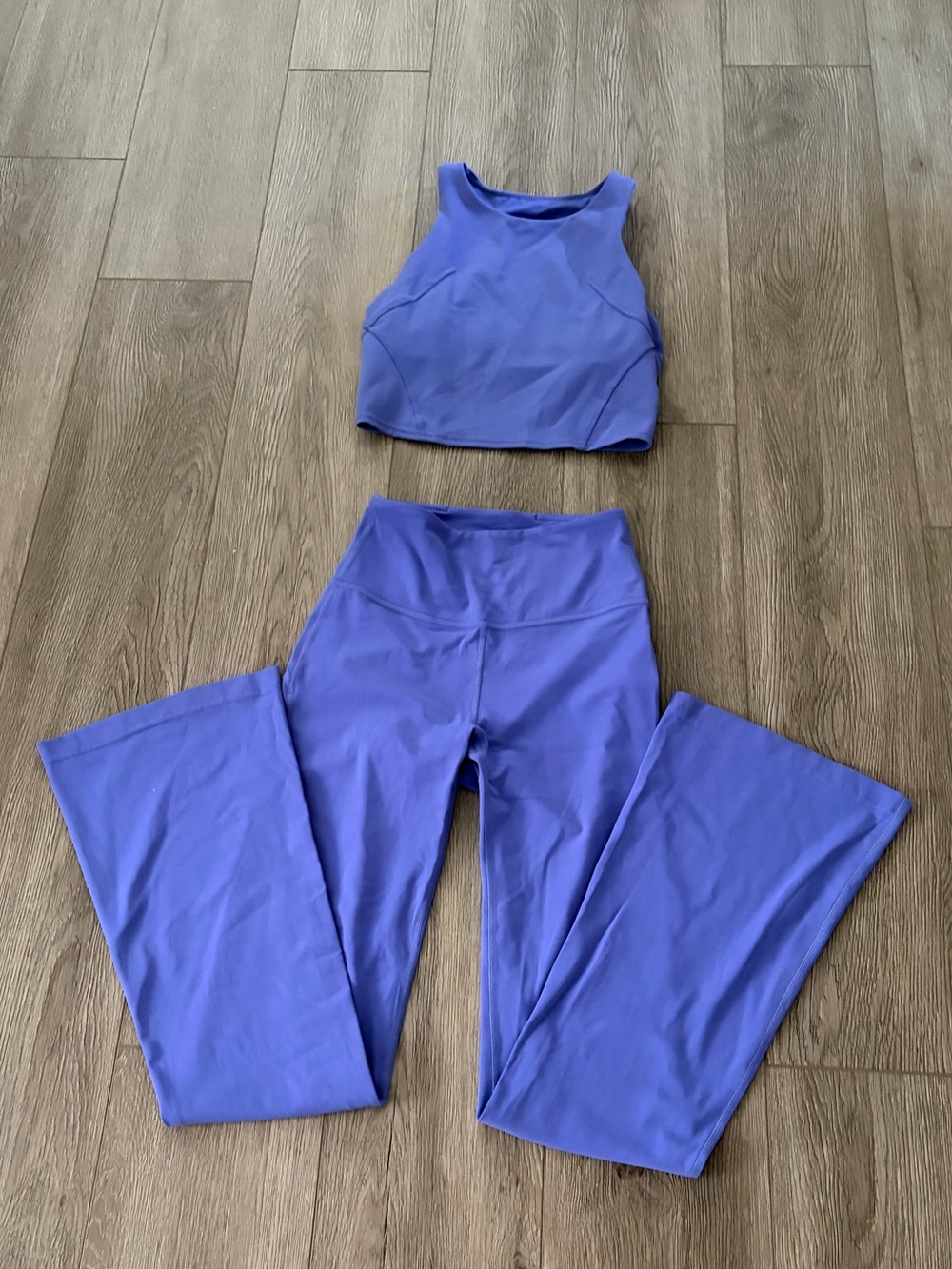 lululemon athletica High-Rise Flare Leggings with Matching Cropped Tank